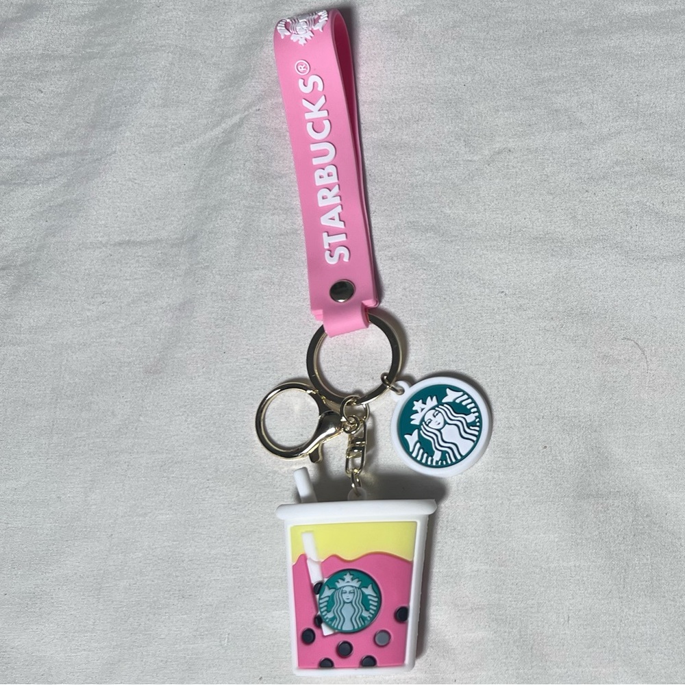 Starbucks Pink Boba Keychain
